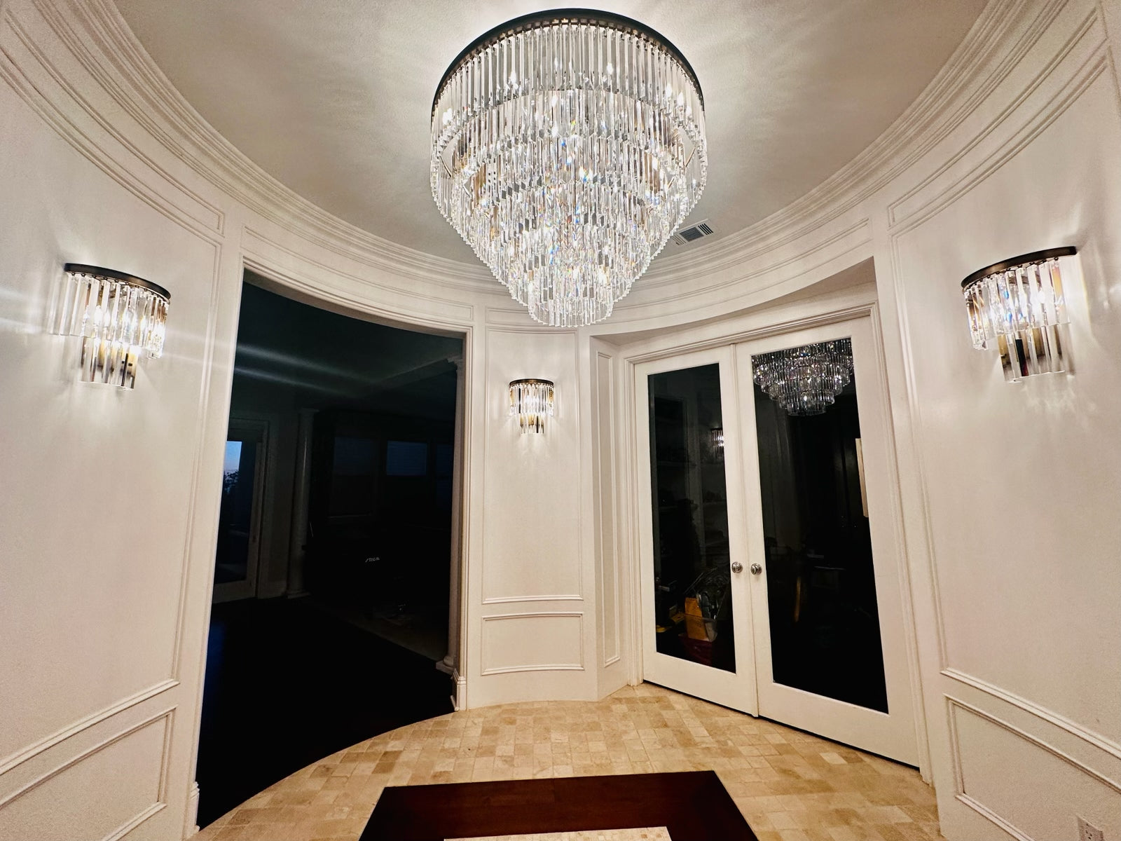 1920s Kelly Wall Sconce & Chandelier