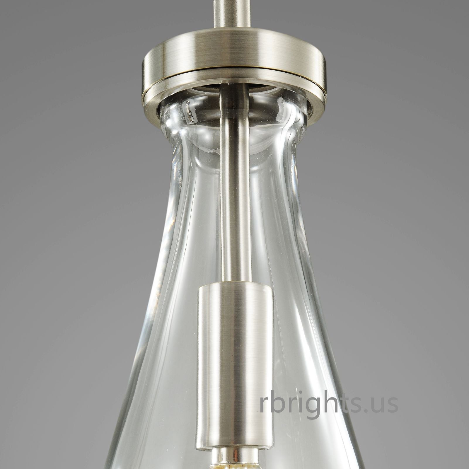 Raindrop round chandelier 14"(rod) Pendant for living room,Pendant for kitchen,Pendant for bathrooms,Pendant for bedrooms,Pendant for foyer,Pendant for stairways,Pendant for dining room Rbrights   