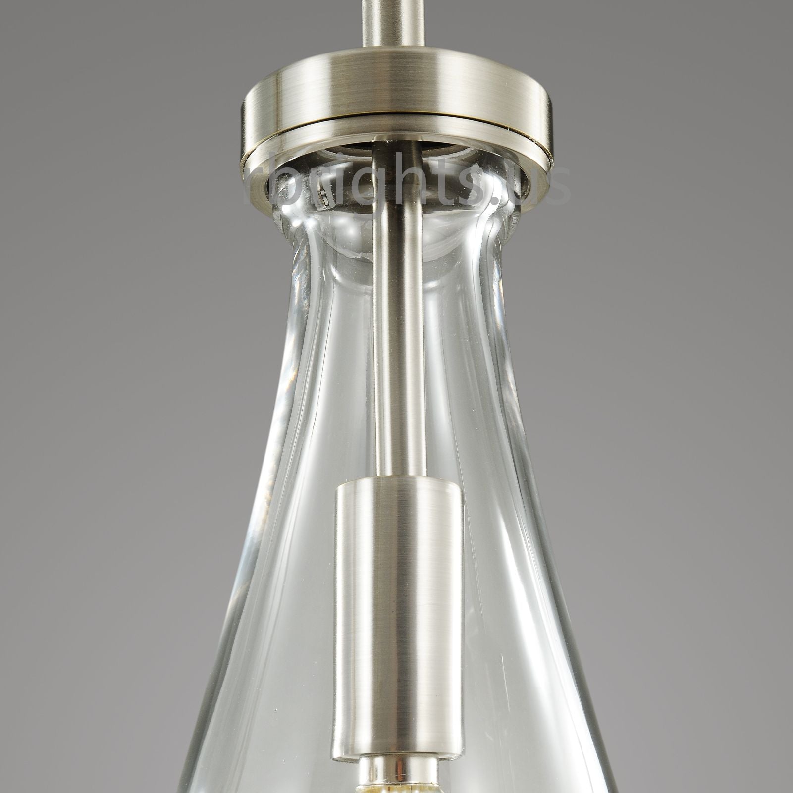 Raindrop round chandelier 5"(rod) Pendant for living room,Pendant for kitchen,Pendant for bathrooms,Pendant for bedrooms,Pendant for foyer,Pendant for stairways,Pendant for dining room Rbrights   