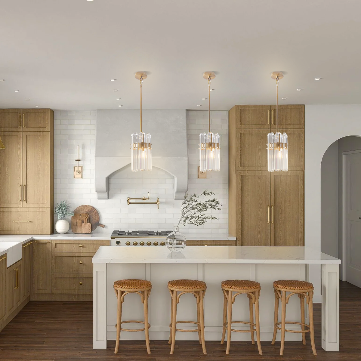 Mitchell Crystal Single Pendant