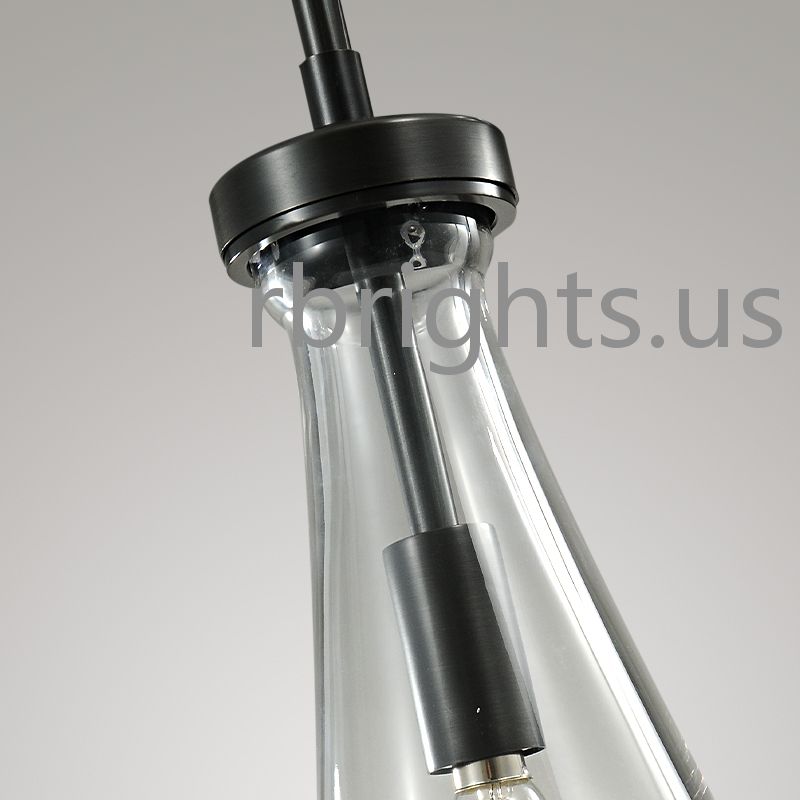 Raindrop round chandelier 8"(rod) chandeliers for dining room,chandeliers for stairways,chandeliers for foyer,chandeliers for bedrooms,chandeliers for kitchen,chandeliers for living room Rbrights   