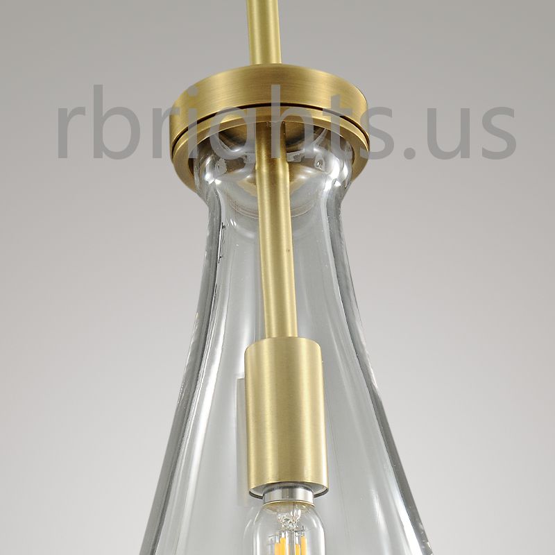 Raindrop round chandelier 5"(rod) Pendant for living room,Pendant for kitchen,Pendant for bathrooms,Pendant for bedrooms,Pendant for foyer,Pendant for stairways,Pendant for dining room Rbrights   