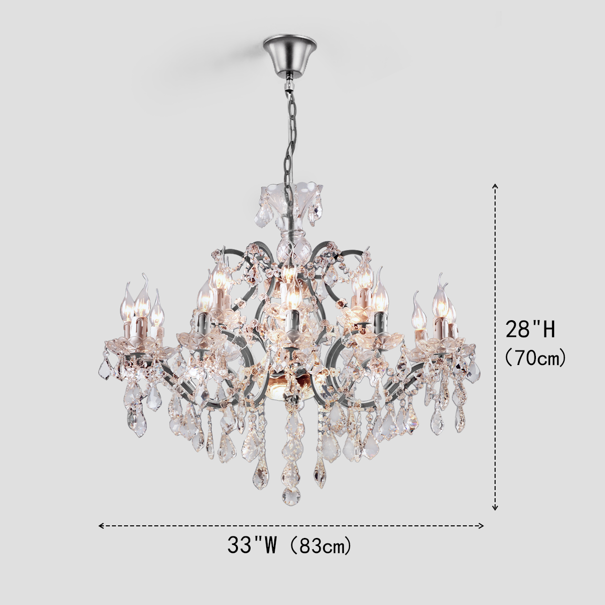 Astoria Antique Crystal Chandelier