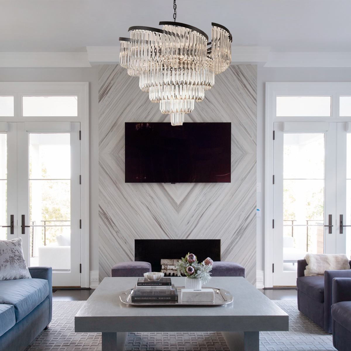 Jake Flow Crystal Chandelier
