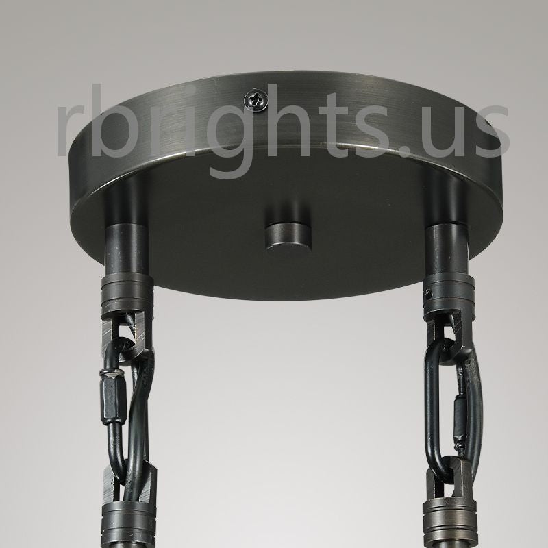 Raindrop round chandelier 5"(rod) Pendant for living room,Pendant for kitchen,Pendant for bathrooms,Pendant for bedrooms,Pendant for foyer,Pendant for stairways,Pendant for dining room Rbrights   