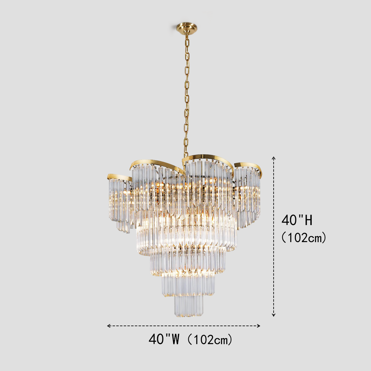 Jake Flow Crystal Chandelier