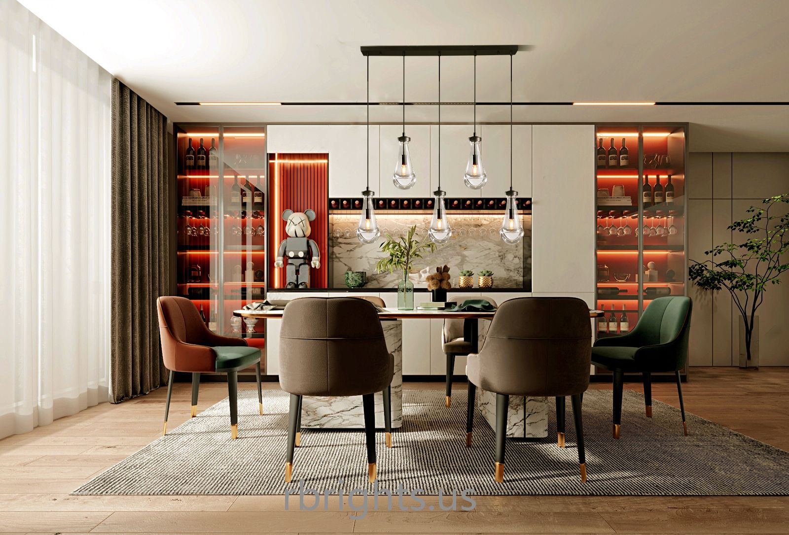 Raindrops Rectangular Chandelier 36" cord chandeliers for dining room,chandeliers for stairways,chandeliers for foyer,chandeliers for bedrooms,chandeliers for kitchen,chandeliers for living room Rbrights   