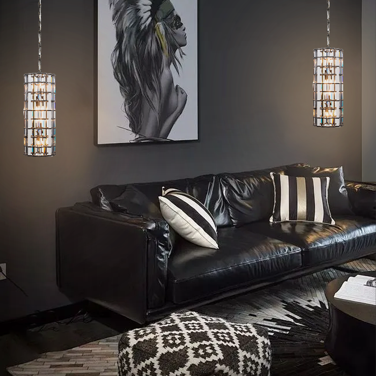 Isolde Cylindrical Pendant