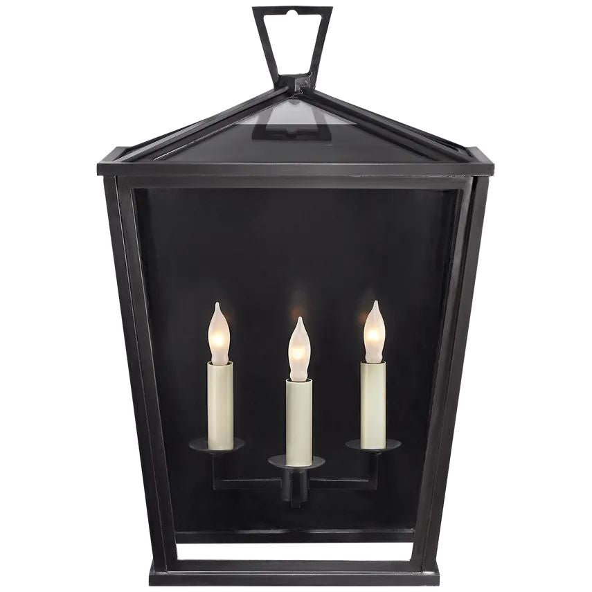 Revelry 3/4 Lantern Wall Sconce Outdoor