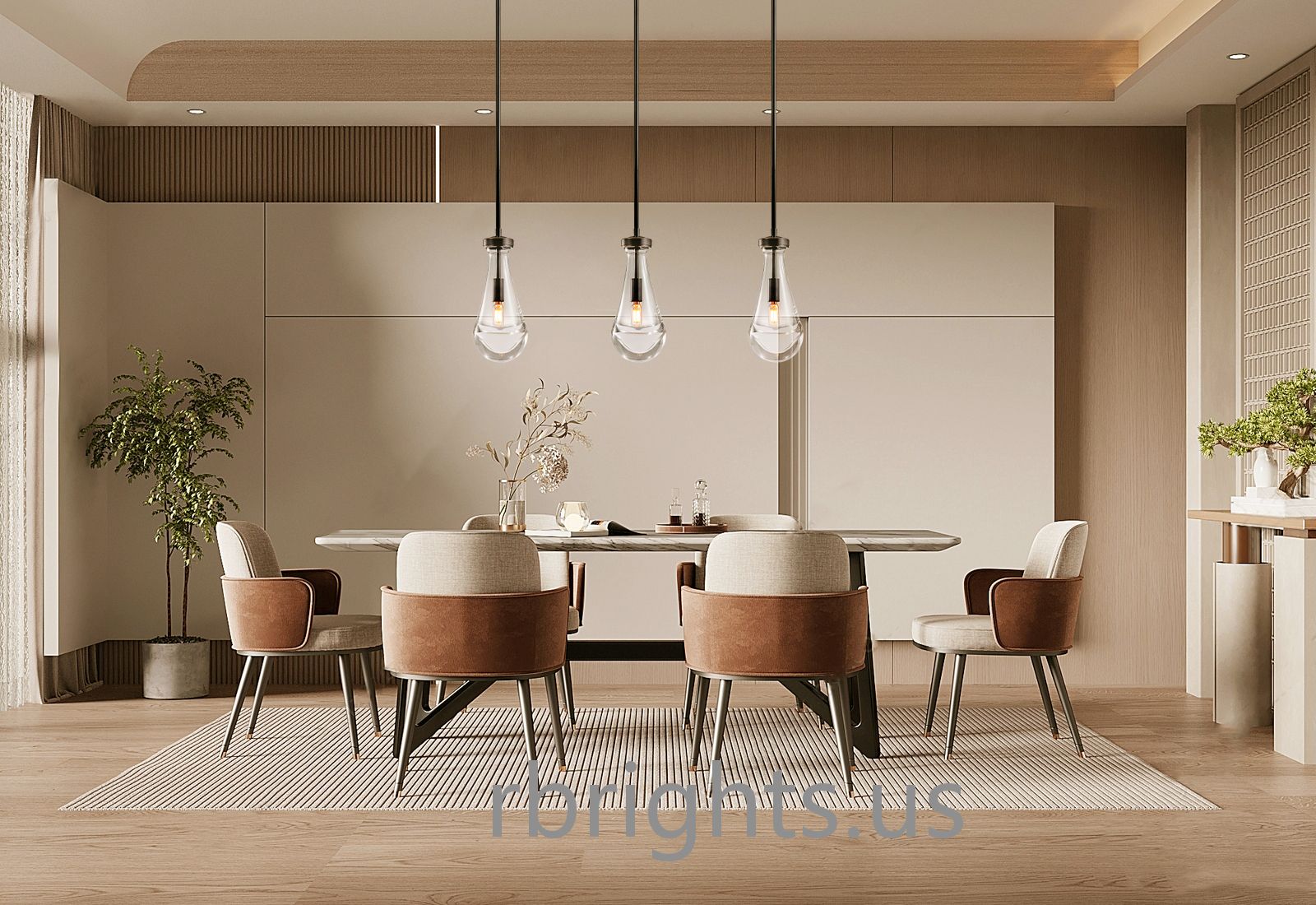 Raindrops Rectangular Chandelier 22" rod chandeliers for dining room,chandeliers for stairways,chandeliers for foyer,chandeliers for bedrooms,chandeliers for kitchen,chandeliers for living room Rbrights   