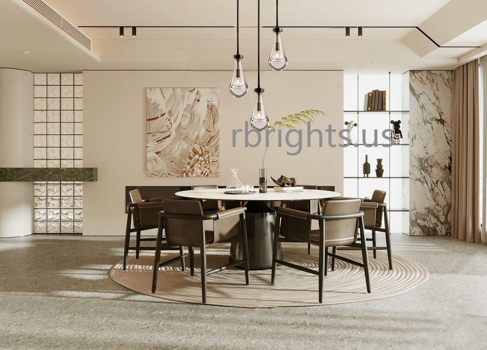 Raindrop round chandelier 8"(rod) chandeliers for dining room,chandeliers for stairways,chandeliers for foyer,chandeliers for bedrooms,chandeliers for kitchen,chandeliers for living room Rbrights   