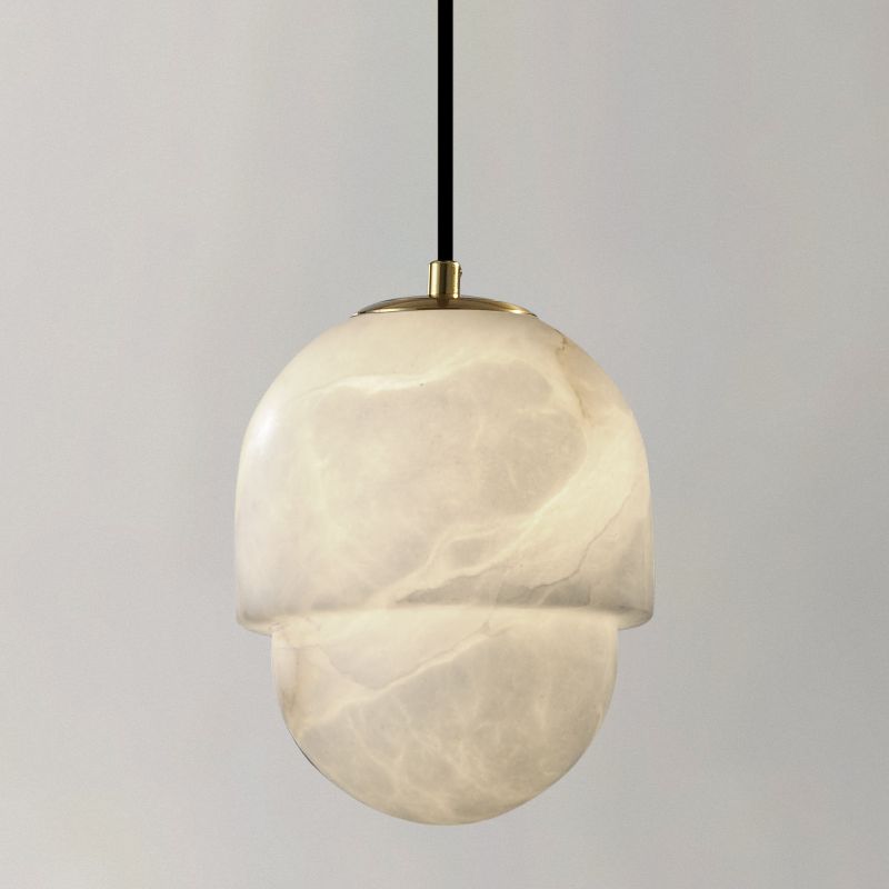 Alabaster Yoko Pendant
