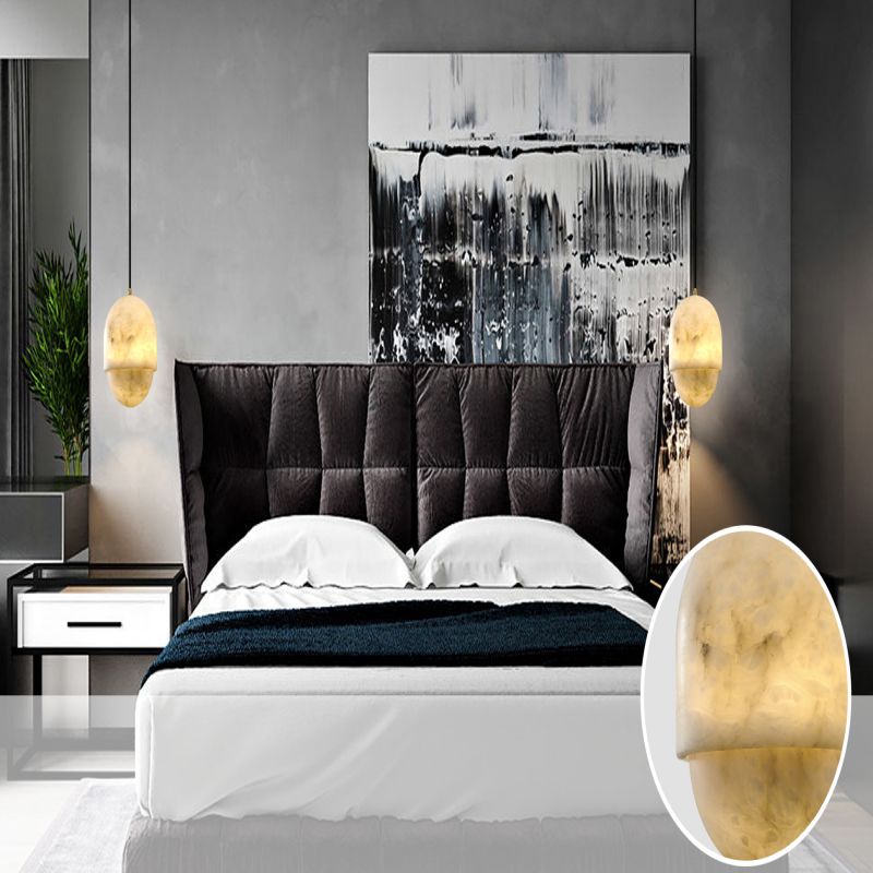 Alabaster Yoko Pendant