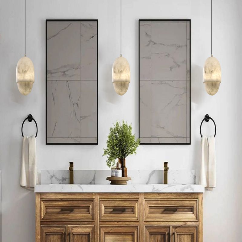 Alabaster Yoko Pendant