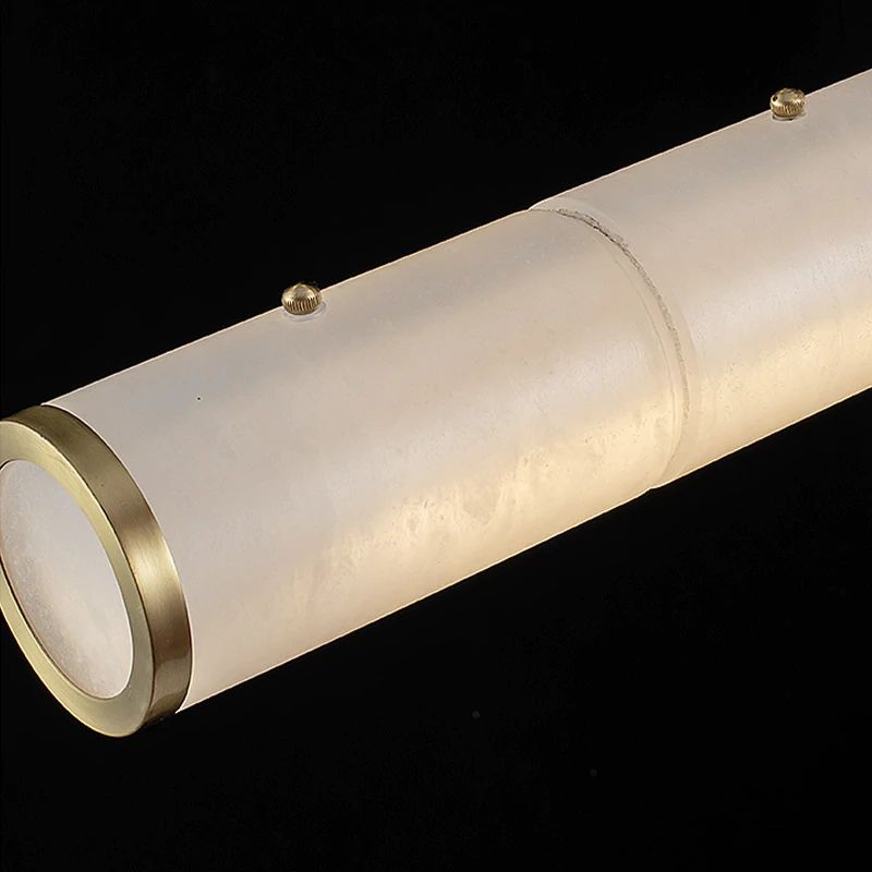Alabaster Pillar Linear Chandelier chandeliers for dining room,chandeliers for stairways,chandeliers for foyer,chandeliers for bedrooms,chandeliers for kitchen,chandeliers for living room Rbrights   
