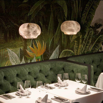 Alabaster Celine Pendant Pendant for living room,Pendant for kitchen,Pendant for bathrooms,Pendant for bedrooms,Pendant for foyer,Pendant for stairways,Pendant for dining room rbrights Large  