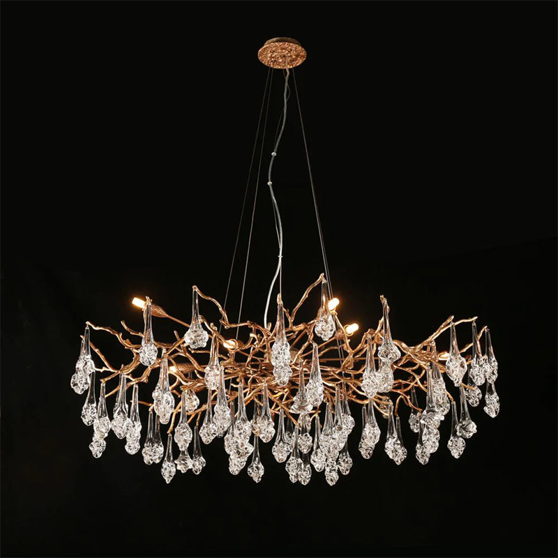 Anitra Modern Branch Chandelier Drop Flower D 31.5" chandeliers for dining room,chandeliers for stairways,chandeliers for foyer,chandeliers for bedrooms,chandeliers for kitchen,chandeliers for living room Rbrights   