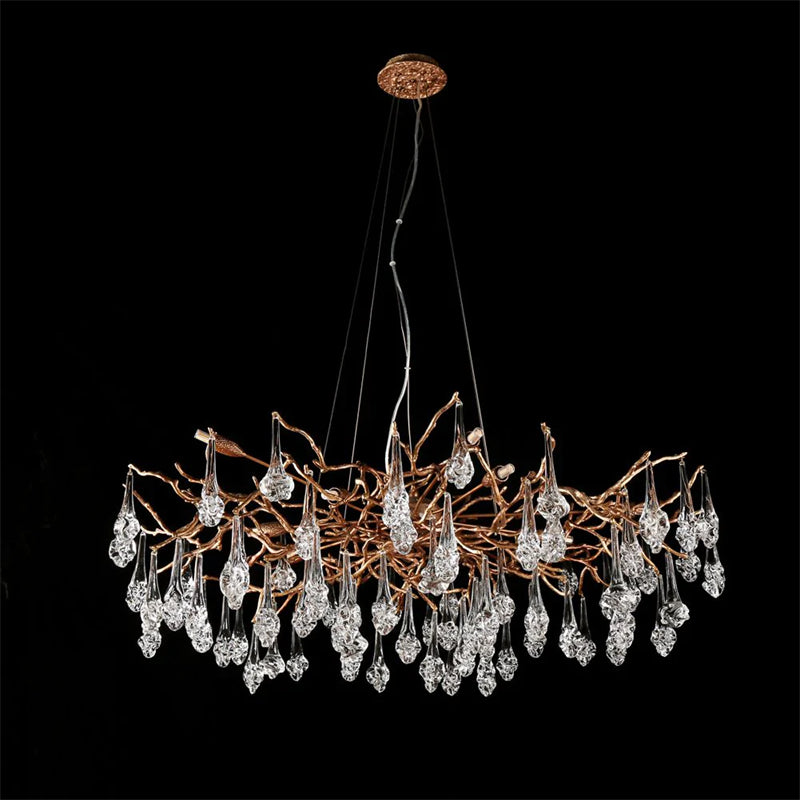 Anitra Modern Branch Chandelier Drop Flower D 31.5" chandeliers for dining room,chandeliers for stairways,chandeliers for foyer,chandeliers for bedrooms,chandeliers for kitchen,chandeliers for living room Rbrights   