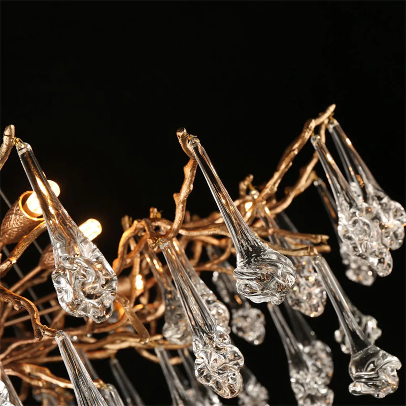 Anitra Modern Branch Chandelier Drop Flower D 31.5" chandeliers for dining room,chandeliers for stairways,chandeliers for foyer,chandeliers for bedrooms,chandeliers for kitchen,chandeliers for living room Rbrights   