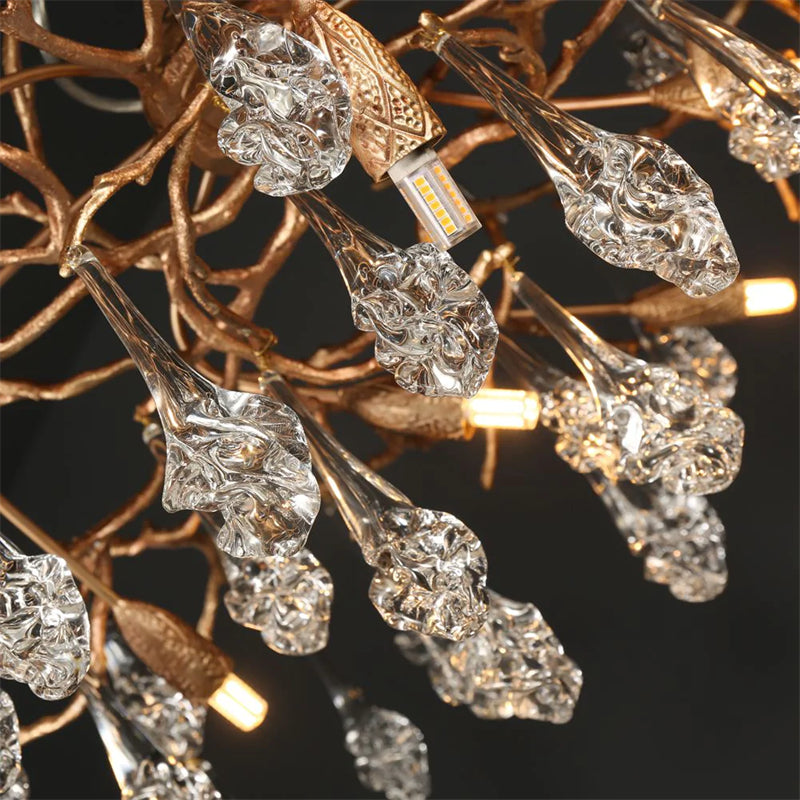 Anitra Modern Branch Chandelier Drop Flower D 39.3" chandeliers for dining room,chandeliers for stairways,chandeliers for foyer,chandeliers for bedrooms,chandeliers for kitchen,chandeliers for living room Rbrights   
