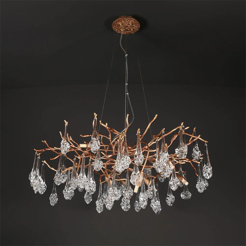 Anitra Modern Branch Chandelier Drop Flower D 39.3" chandeliers for dining room,chandeliers for stairways,chandeliers for foyer,chandeliers for bedrooms,chandeliers for kitchen,chandeliers for living room Rbrights   
