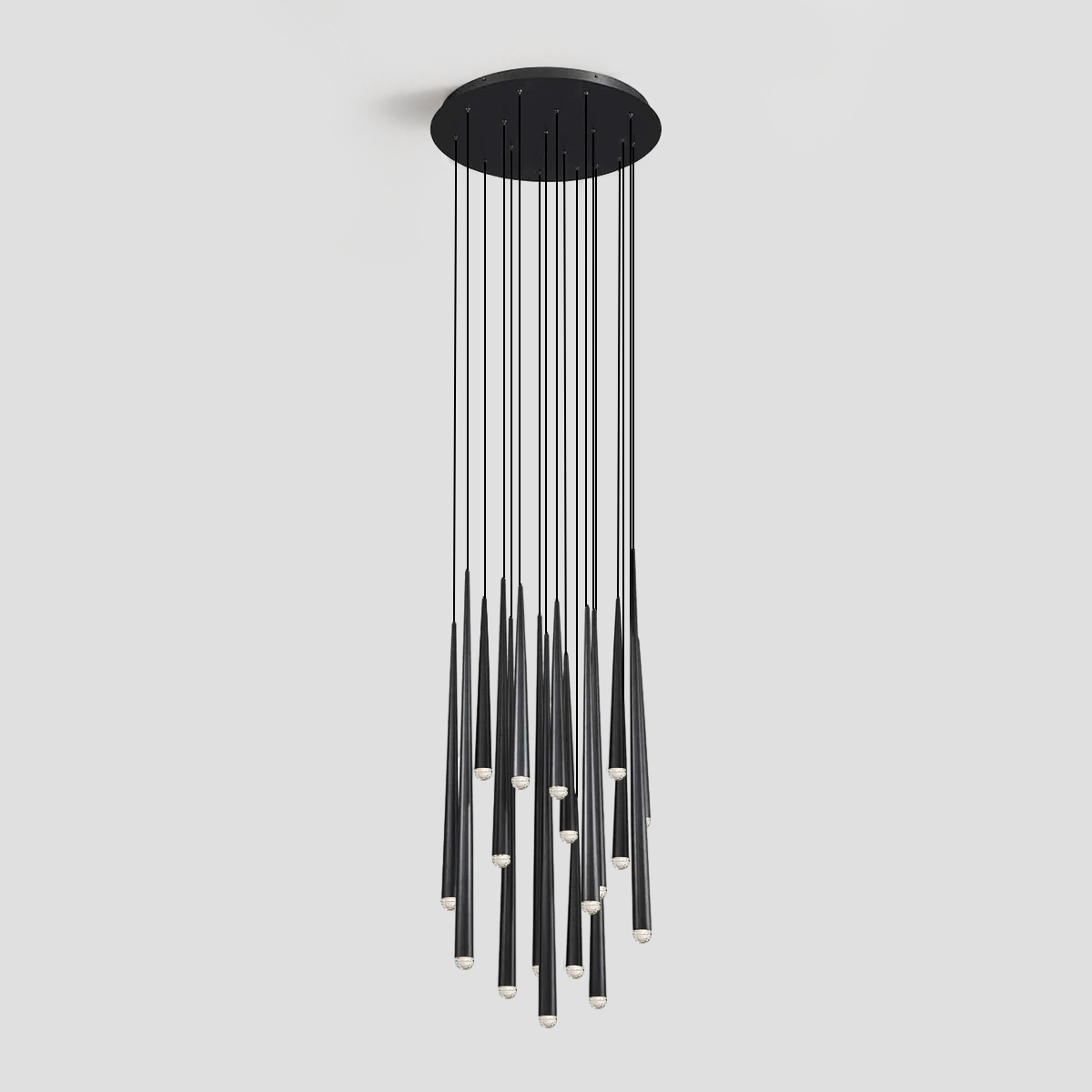 Fern Round Tubular Pendant