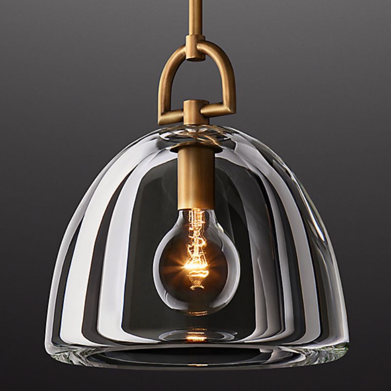 Botanist Dome Pendant Pendant for living room,Pendant for kitchen,Pendant for bathrooms,Pendant for bedrooms,Pendant for foyer,Pendant for stairways,Pendant for dining room Rbrights 14" Vintage Brass 