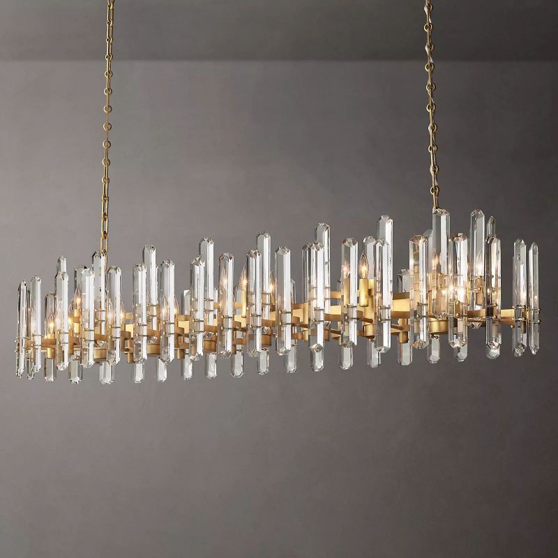 Browning Prism Linear Chandelier 72" chandeliers for dining room,chandeliers for stairways,chandeliers for foyer,chandeliers for bedrooms,chandeliers for kitchen,chandeliers for living room Rbrights   