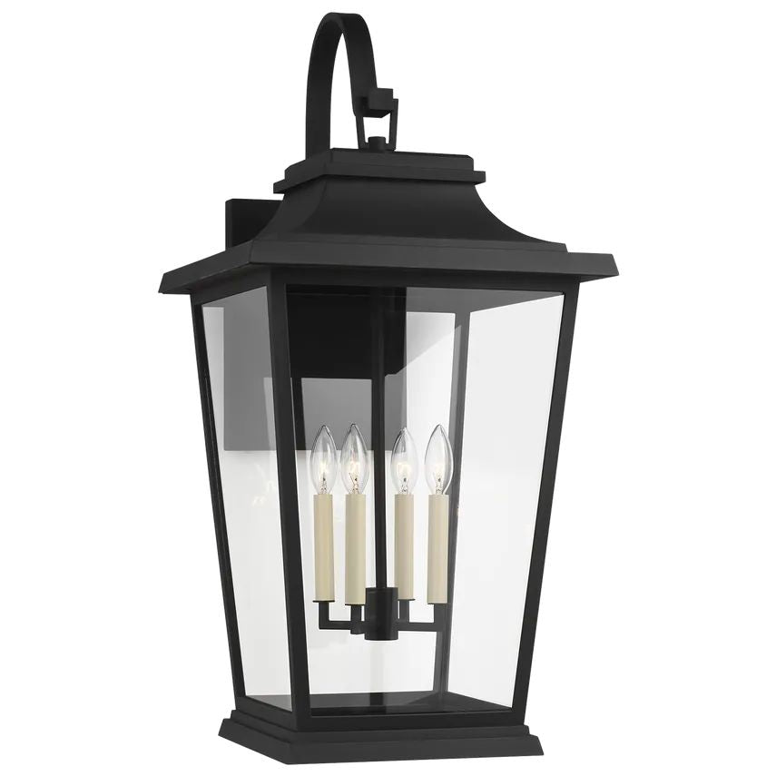 Riley Large Lantern Wall Sconce Outdoor