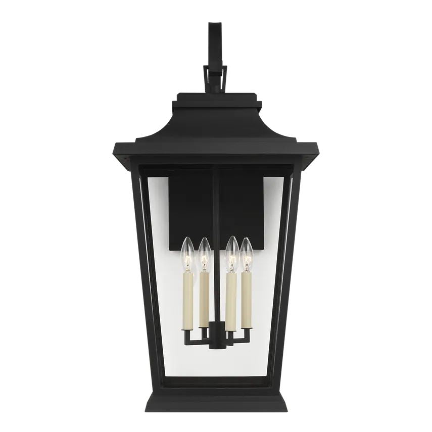 Riley Large Lantern Wall Sconce Outdoor