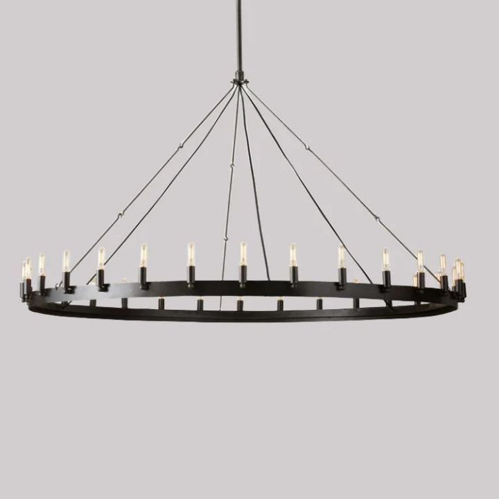 Camino Vintage Filament Round Chandelier 63“
