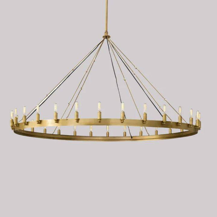 Camino Vintage Filament Round Chandelier 63“