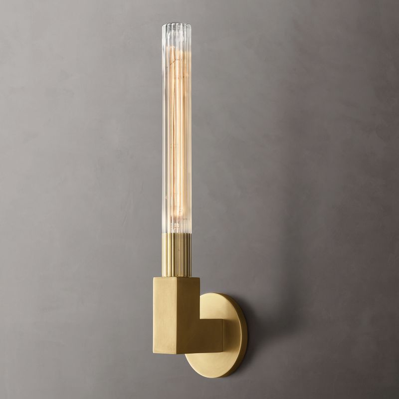 Cania Outdoor Sconce wall sconce for bedroom,wall sconce for dining room,wall sconce for stairways,wall sconce for foyer,wall sconce for bathrooms,wall sconce for kitchen,wall sconce for living room Rbrights Lacquered Burnished Brass  