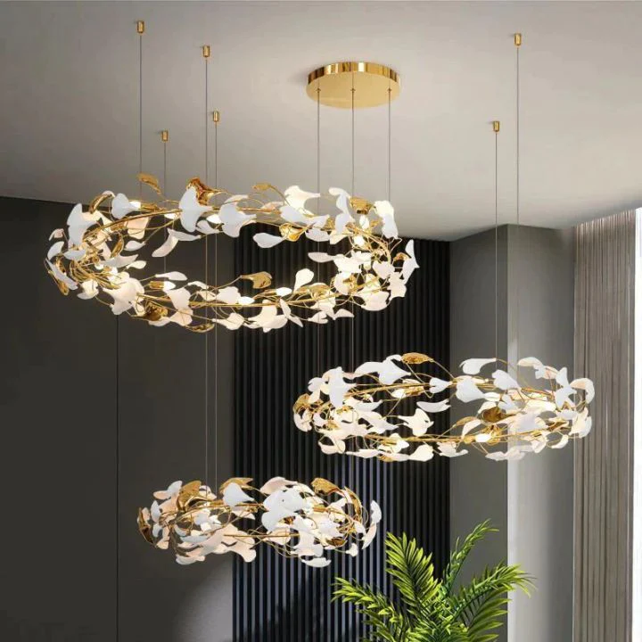 Ceramic Rings Branch Chandelier