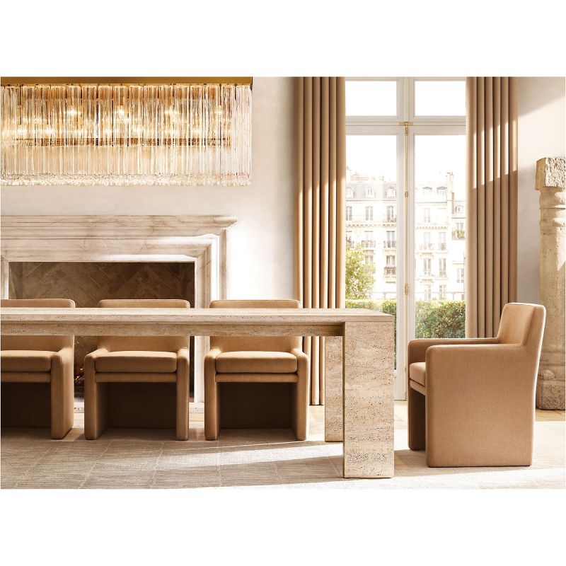 Clele Rectangular Chandelier 73" Pendant for living room,Pendant for kitchen,Pendant for bathrooms,Pendant for bedrooms,Pendant for foyer,Pendant for stairways,Pendant for dining room Rbrights   