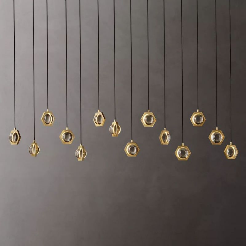 Eclate Linear Chandelier 54" chandeliers for dining room,chandeliers for stairways,chandeliers for foyer,chandeliers for bedrooms,chandeliers for kitchen,chandeliers for living room Rbrights   