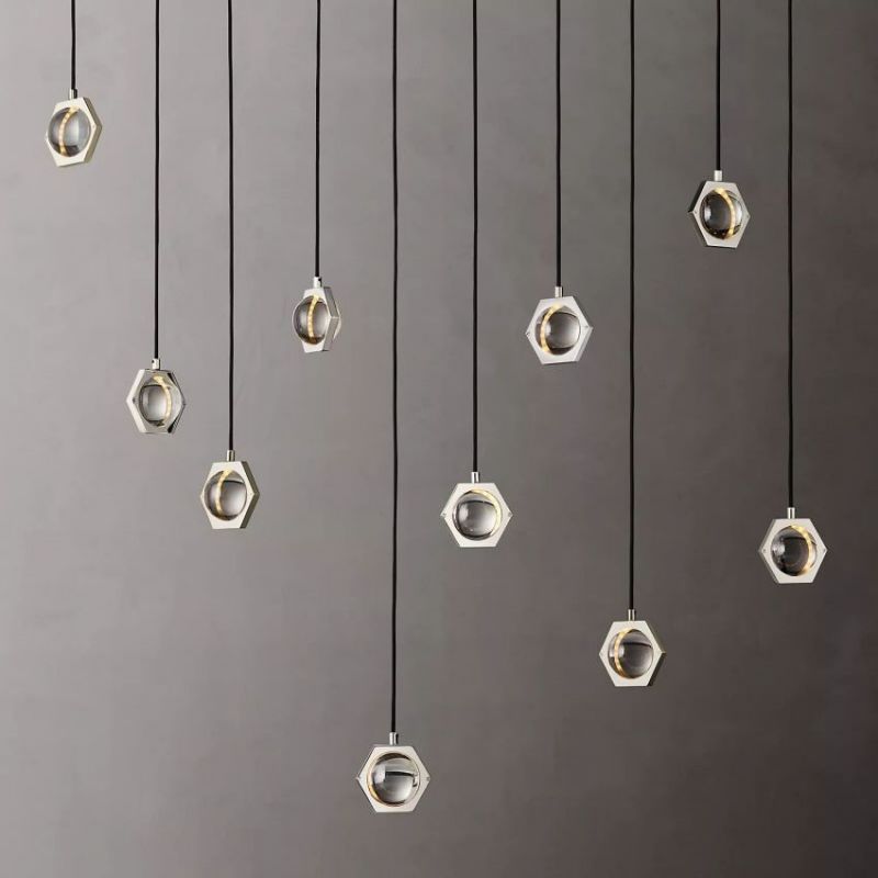 Eclate Linear Chandelier 54" chandeliers for dining room,chandeliers for stairways,chandeliers for foyer,chandeliers for bedrooms,chandeliers for kitchen,chandeliers for living room Rbrights   