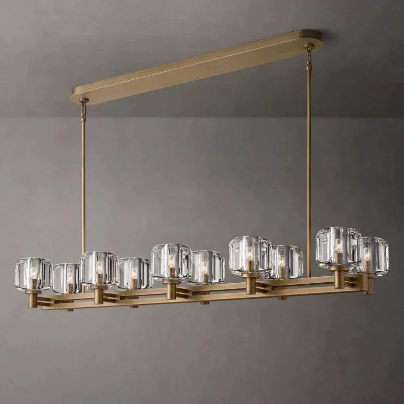 Eudora Double Linear Chandelier 54'' 壁灯灯具 rbrights   