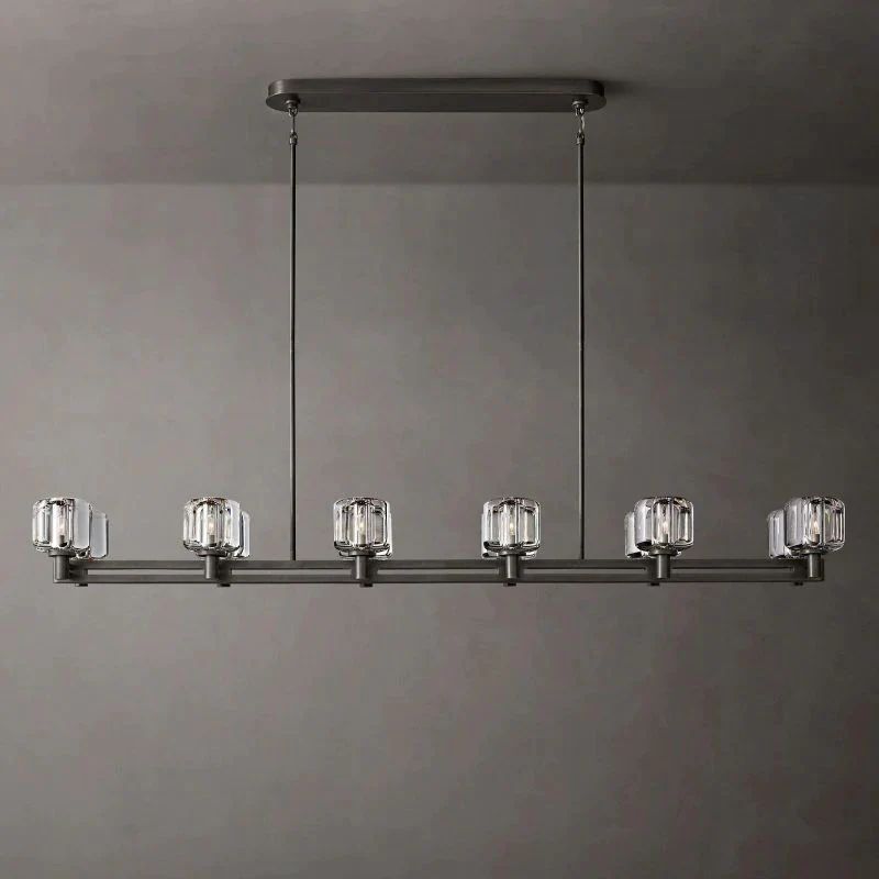 Eudora Double Linear Chandelier 72'' 壁灯灯具 rbrights   