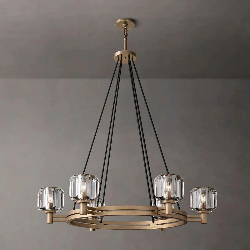 Eudora Round Chandelier 36'' 壁灯灯具 rbrights   
