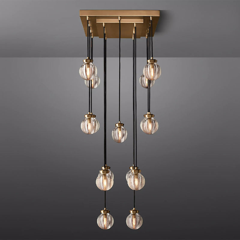 Fantasy Pearl Ball Linear Chandelier 36" chandeliers for dining room,chandeliers for stairways,chandeliers for foyer,chandeliers for bedrooms,chandeliers for kitchen,chandeliers for living room RBRIGHTS   