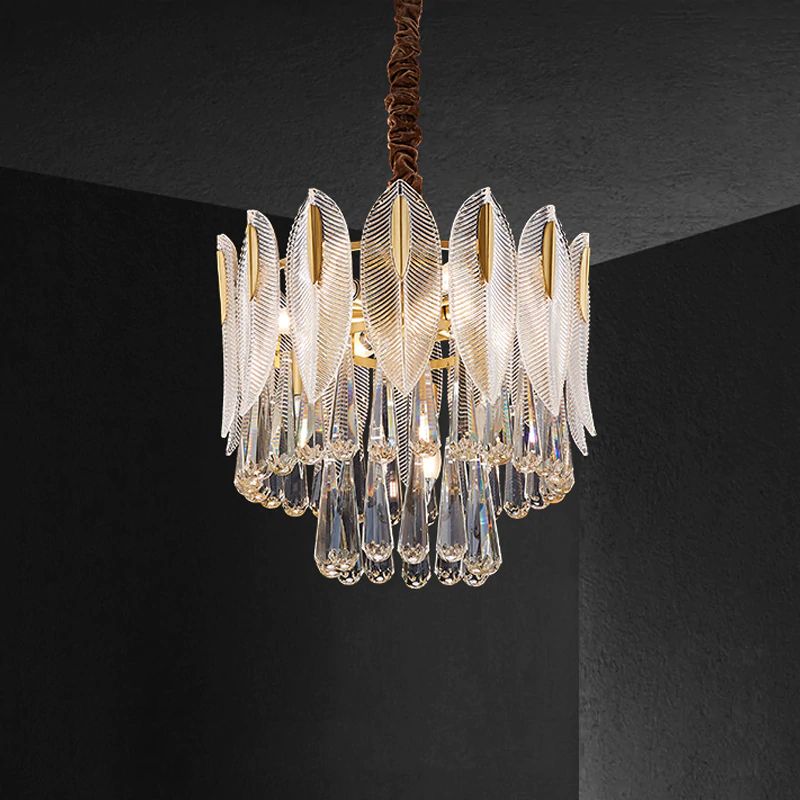 Floray 2-Tier Crystal Chandelier 18" chandeliers for dining room,chandeliers for stairways,chandeliers for foyer,chandeliers for bedrooms,chandeliers for kitchen,chandeliers for living room Rbrights   