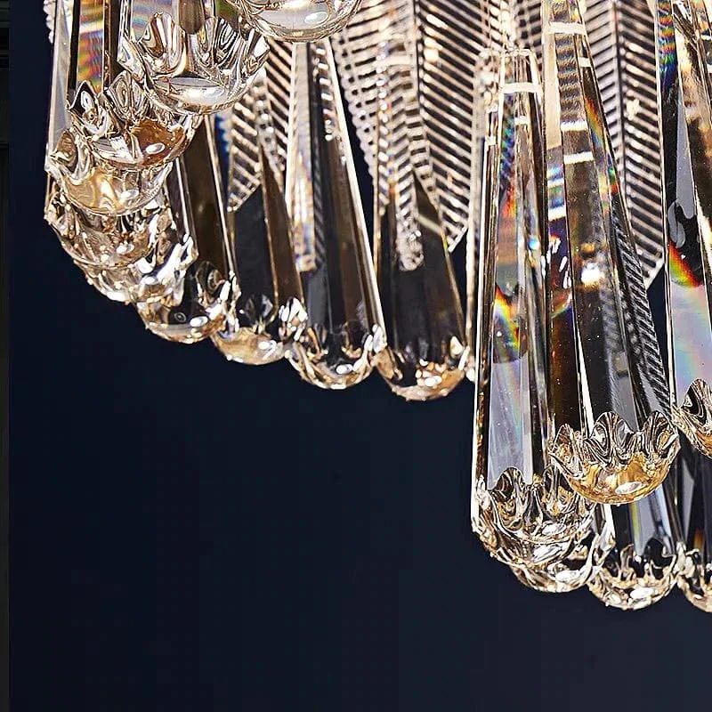 Floray 3-Tier Crystal Chandelier 24" chandeliers for dining room,chandeliers for stairways,chandeliers for foyer,chandeliers for bedrooms,chandeliers for kitchen,chandeliers for living room Rbrights   