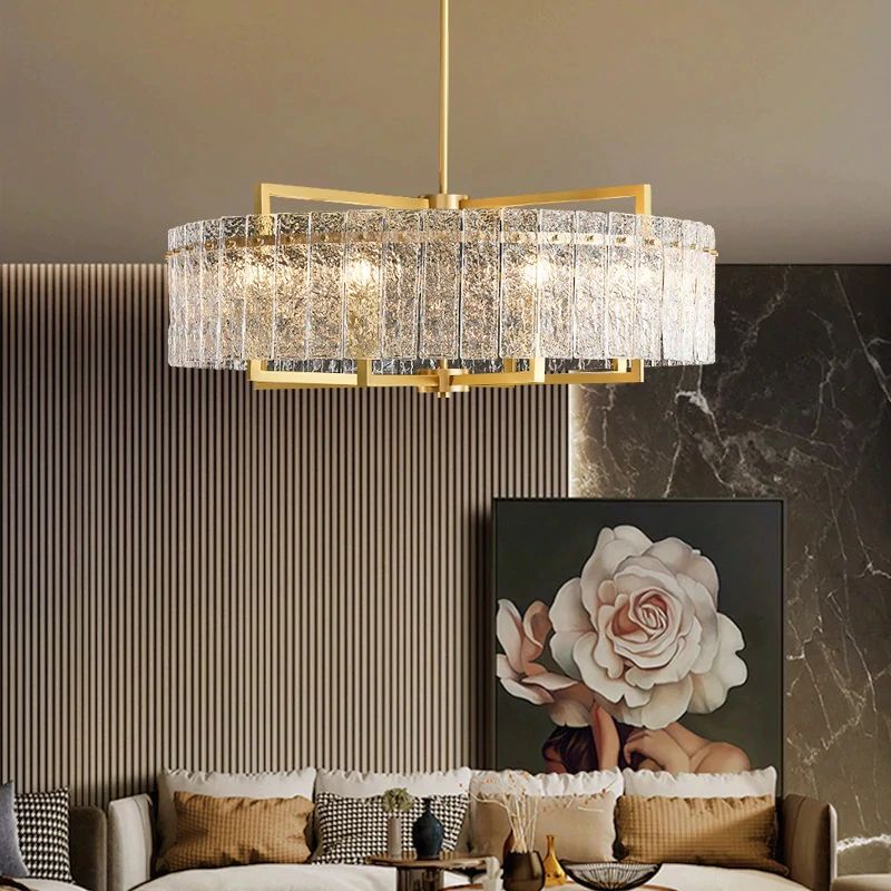 Floray Round Crystal Chandelier 40" chandeliers for dining room,chandeliers for stairways,chandeliers for foyer,chandeliers for bedrooms,chandeliers for kitchen,chandeliers for living room Rbrights   
