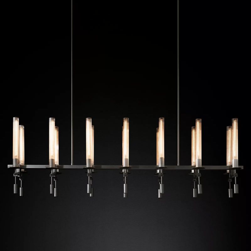 Fontanelle Linear Chandelier 66“ chandeliers for dining room,chandeliers for stairways,chandeliers for foyer,chandeliers for bedrooms,chandeliers for kitchen,chandeliers for living room Rbrights   