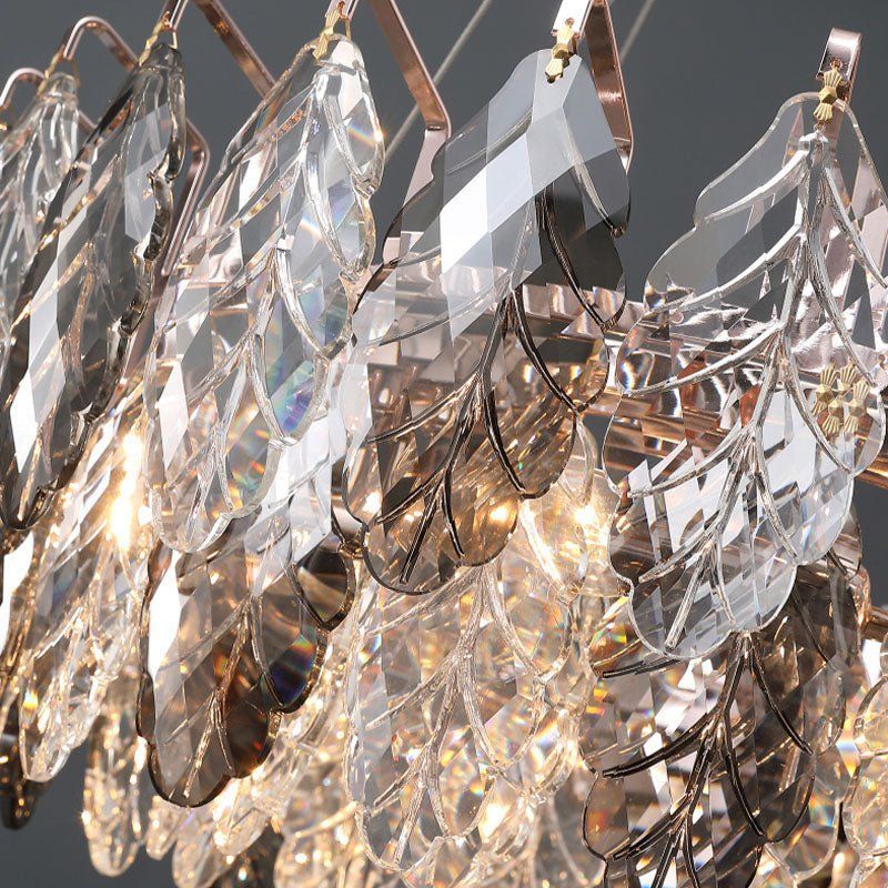 Frare Leaf Ring Chandelier 39" chandeliers for dining room,chandeliers for stairways,chandeliers for foyer,chandeliers for bedrooms,chandeliers for kitchen,chandeliers for living room Rbrights   