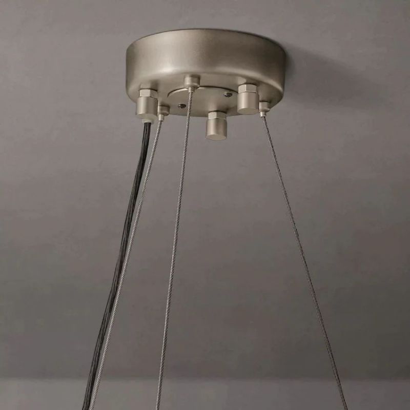 Hala Crystal Clear Round LED Chandelier 41"