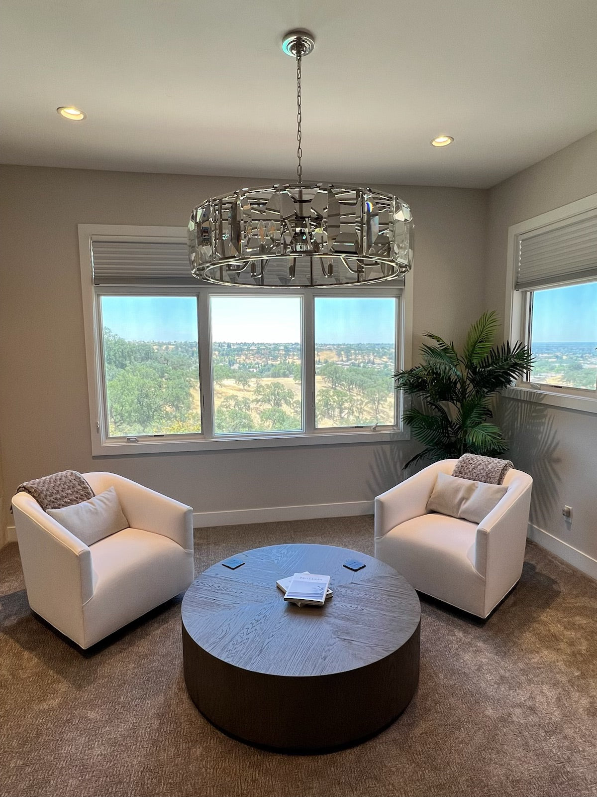 Harson Crystal Round Chandelier