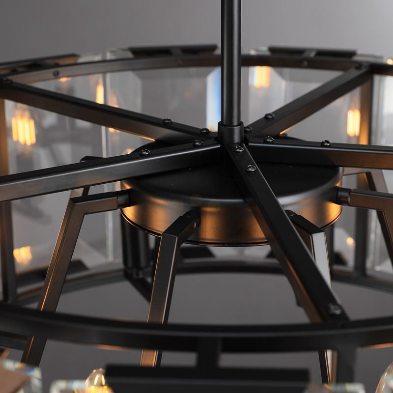 Harson Crystal Round Chandelier