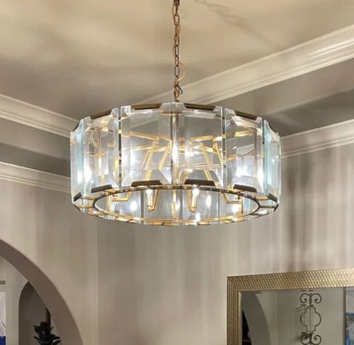 Harson Crystal Round Chandelier